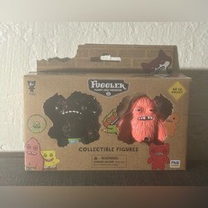 Fuggler Funny Ugly Monster Figures - Black and Orange
